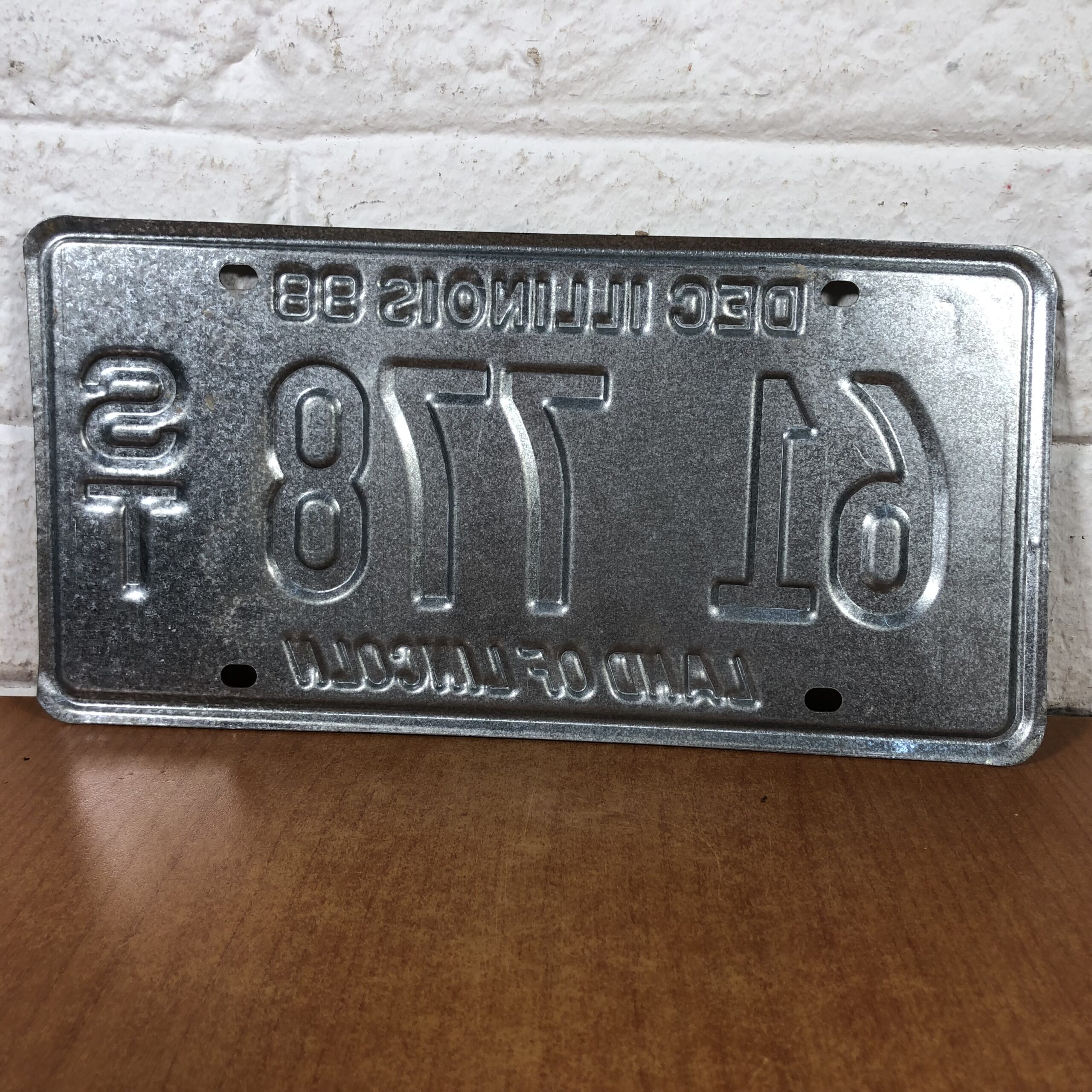 USA 'Illinois' Number Plate - Image 5