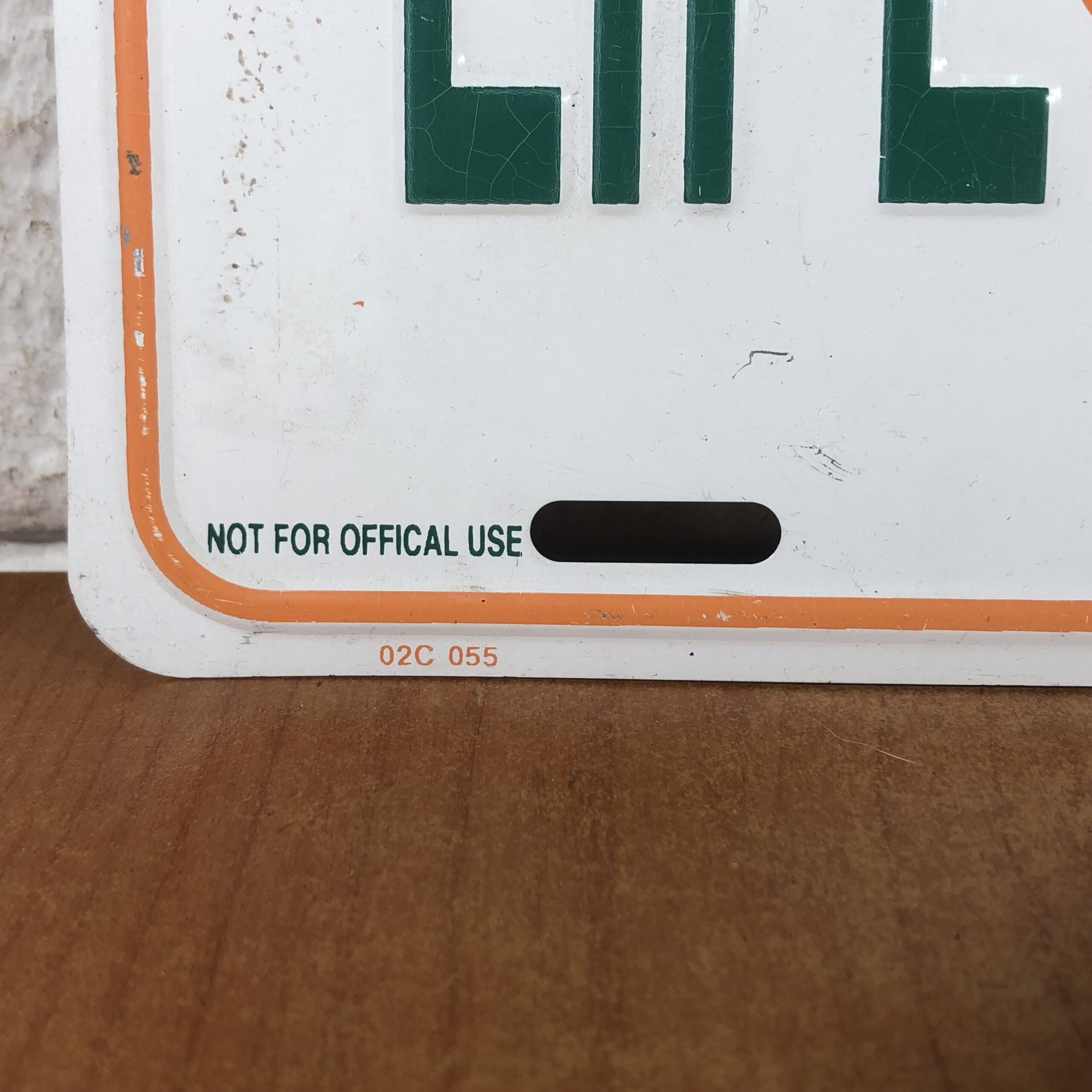 'Life's A Beach' Florida Number Plate Style Sign (Made in USA) - Image 4