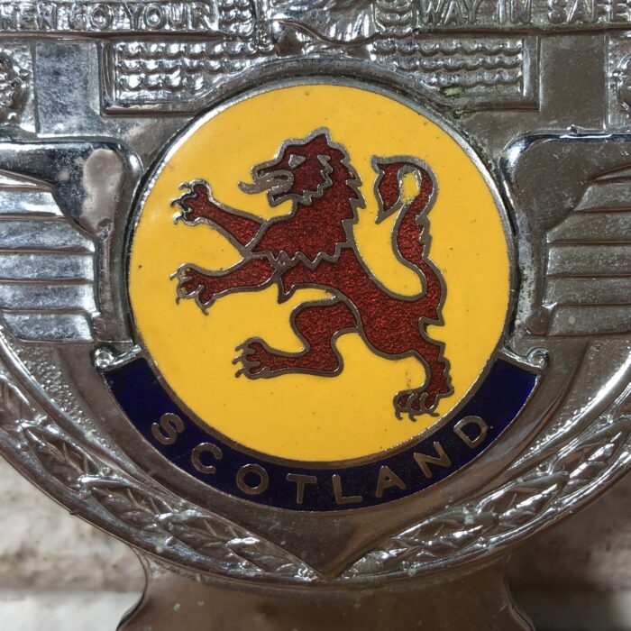 Vintage Scotland Car Badge - Image 2