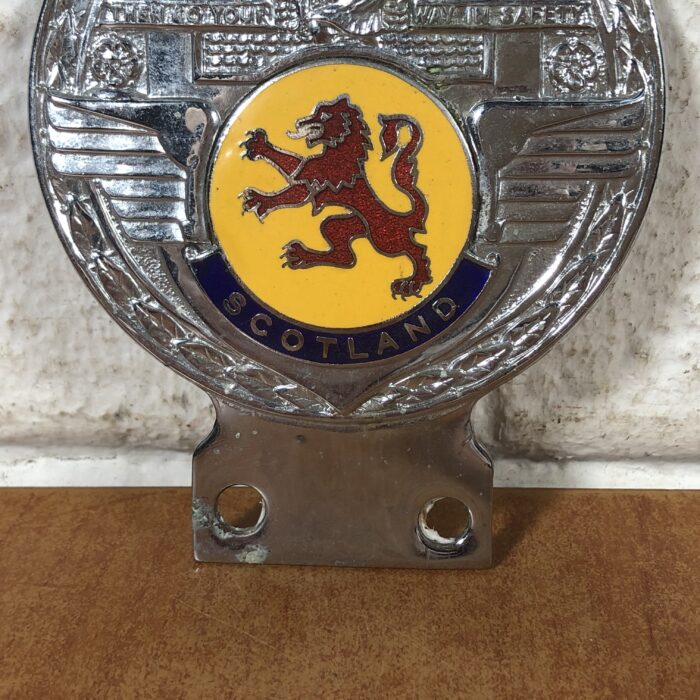 Vintage Scotland Car Badge - Image 3