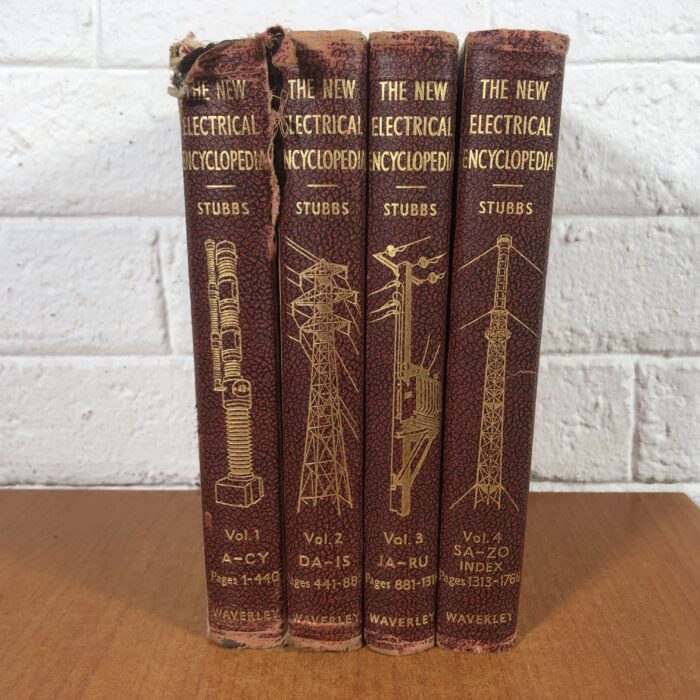 Vintage 'The New Electrical Encyclopedia' Series (Vol. 1-4)