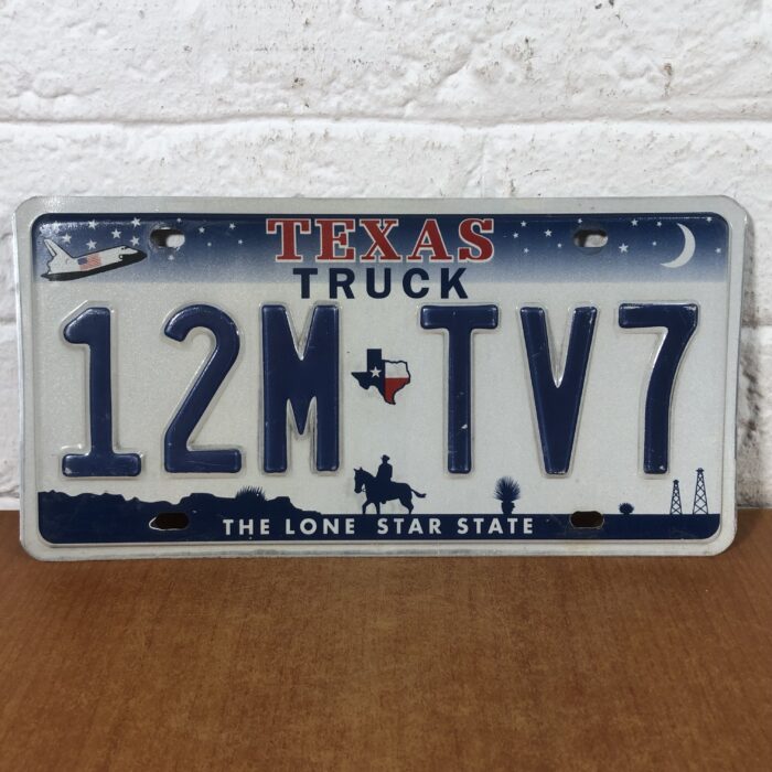 Texas USA Number Plate