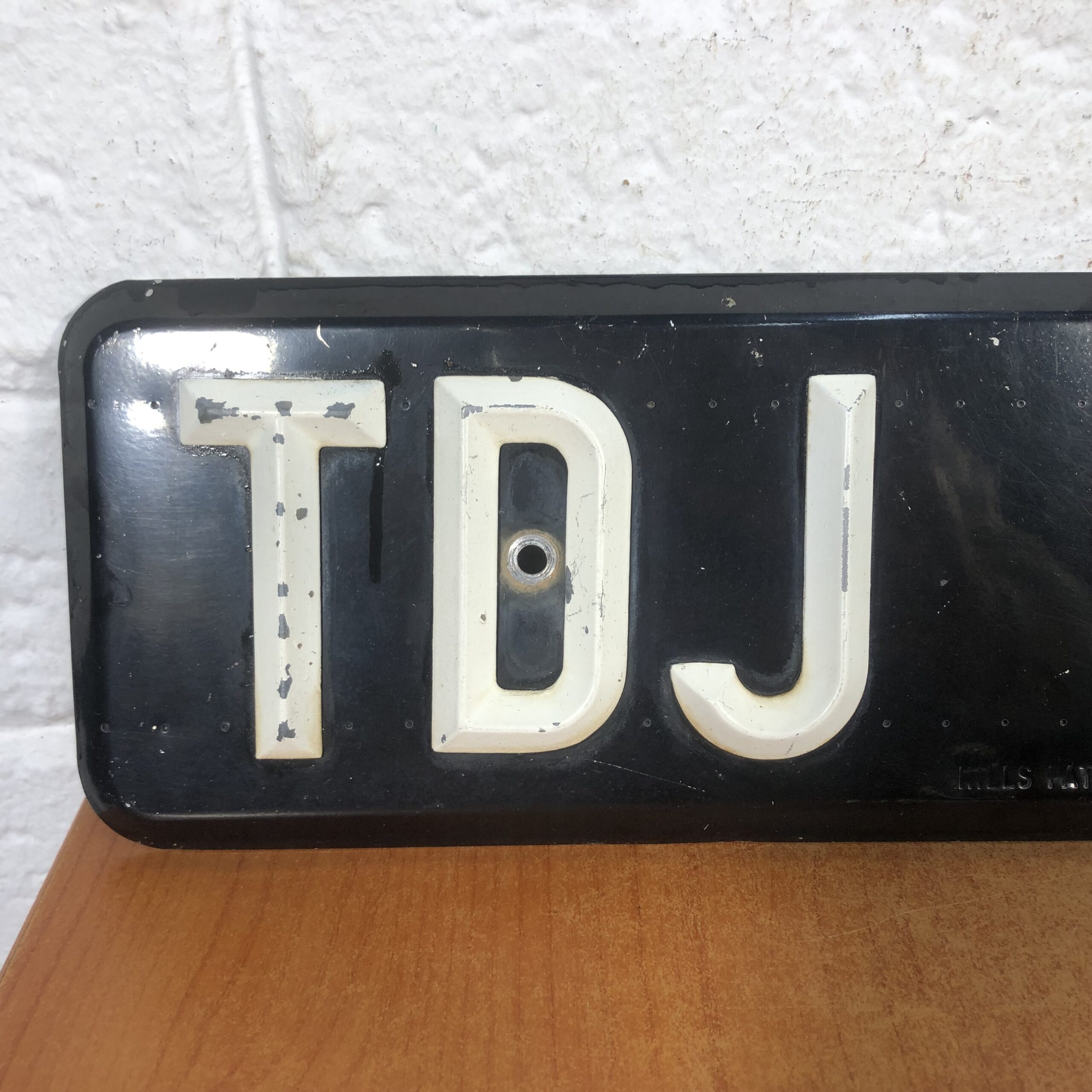 Pair of Vintage Number Plates - Image 3