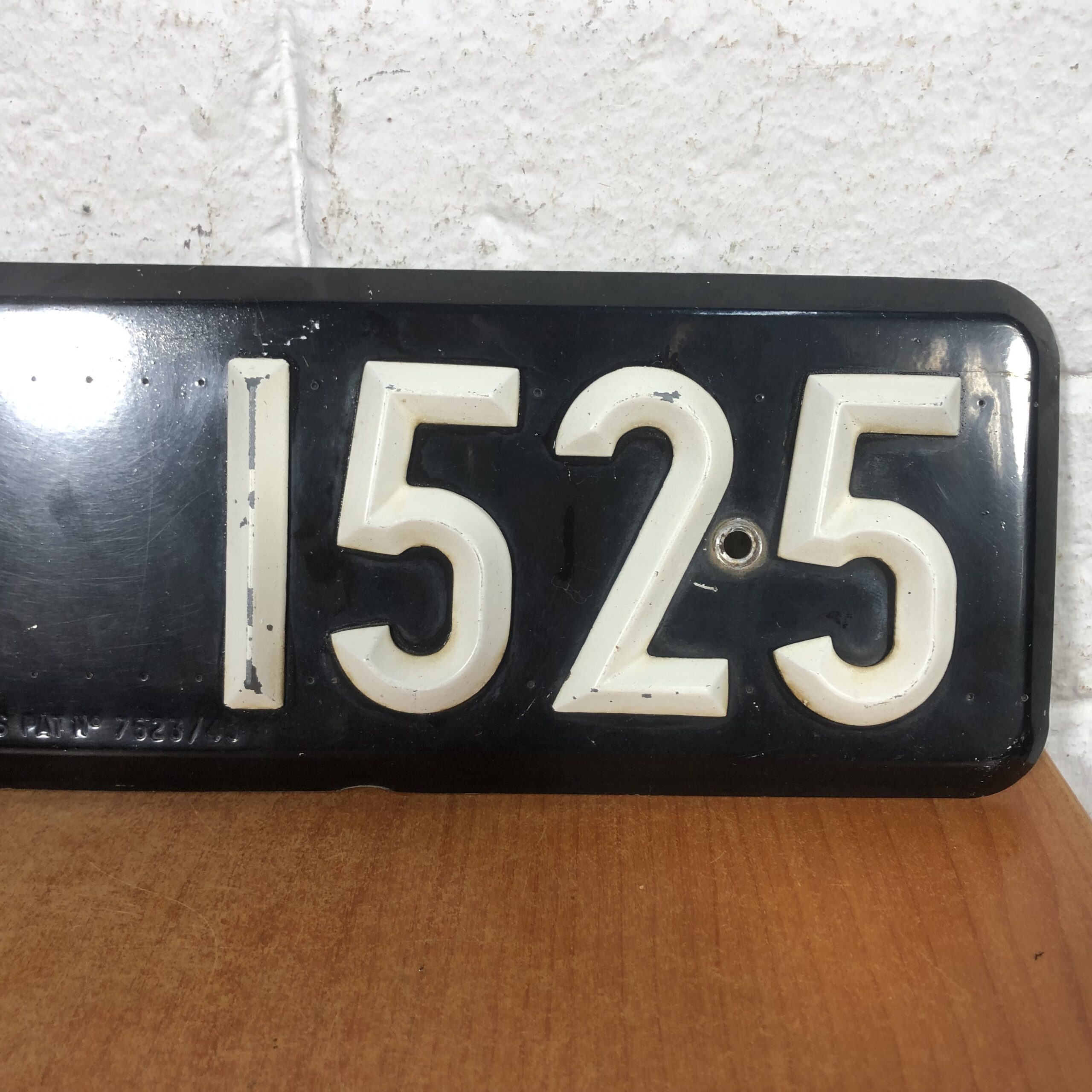 Pair of Vintage Number Plates - Image 4