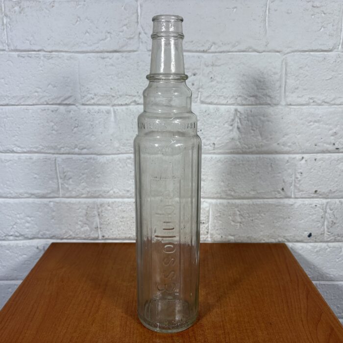 Lot 18: Vintage 1960s Essolube Glass Bottle (1 Quart) ~ Property of Anglo American Oil