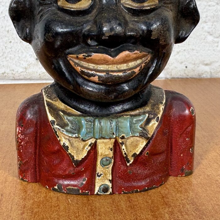 Lot 87: Vintage American "The Young N*" Cast Iron Money Bank - Image 5