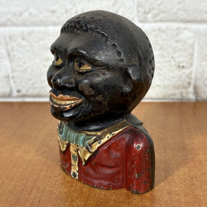 Lot 87: Vintage American "The Young N*" Cast Iron Money Bank - Image 10