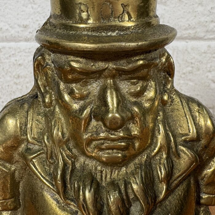 Lot 93: Antique 1900s Brass Transvaal Paul Kruger Money Bank (Boer War Era) ~ Made in England - Image 4