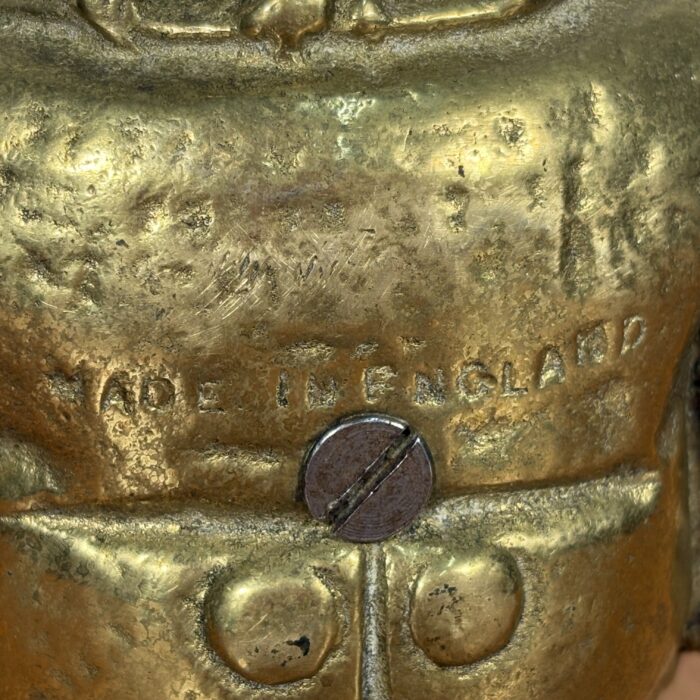 Lot 93: Antique 1900s Brass Transvaal Paul Kruger Money Bank (Boer War Era) ~ Made in England - Image 8