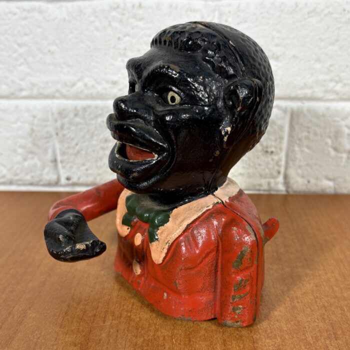 Lot 89: Vintage American "The Jolley N*" Cast Iron Money Bank - Image 5