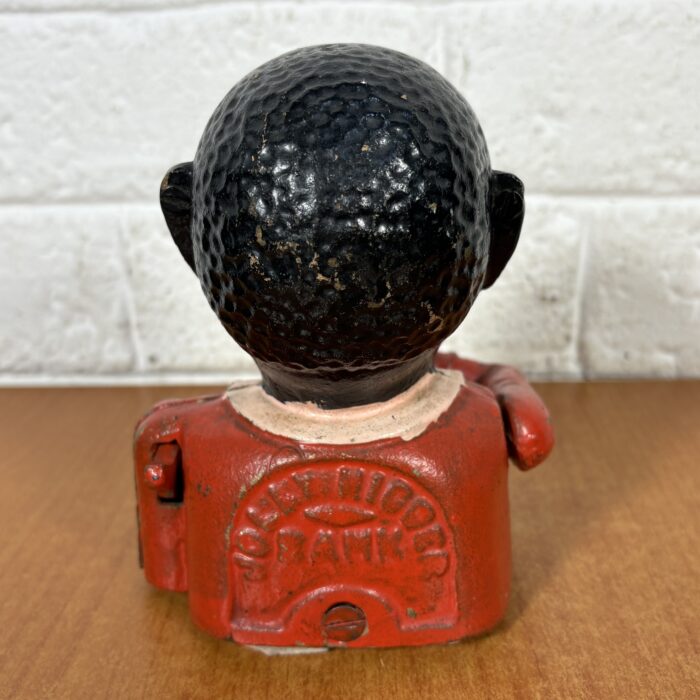 Lot 89: Vintage American "The Jolley N*" Cast Iron Money Bank - Image 7