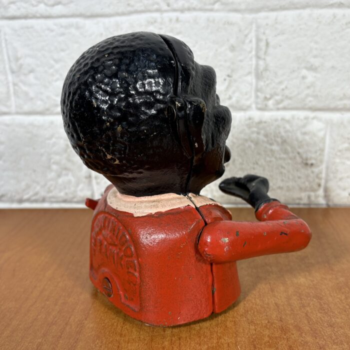 Lot 89: Vintage American "The Jolley N*" Cast Iron Money Bank - Image 9