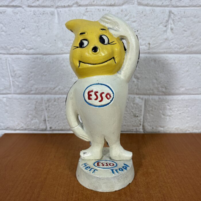 Lot 59: Vintage Cast Iron Esso Oil Drop Money Bank