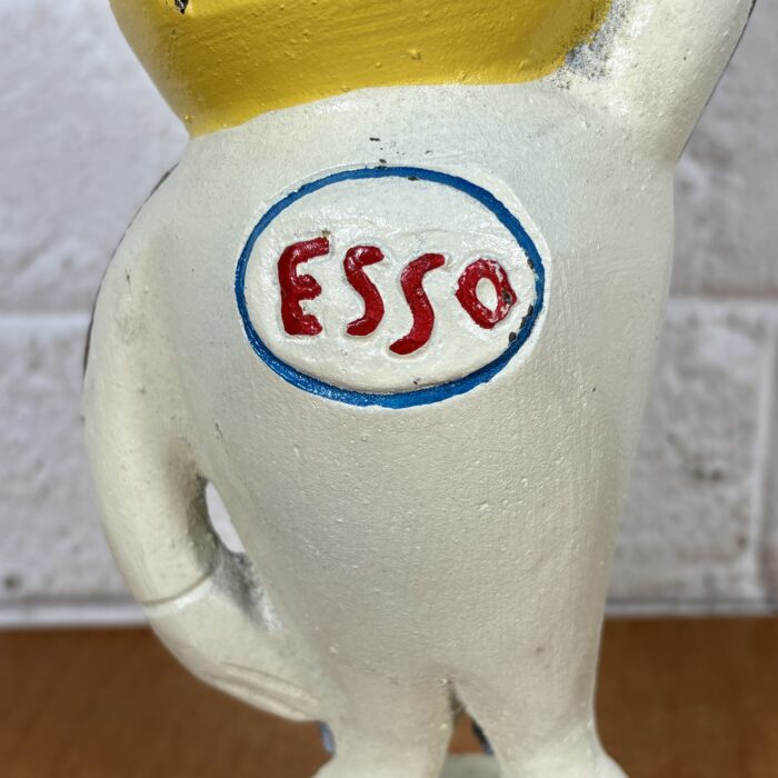 Lot 59: Vintage Cast Iron Esso Oil Drop Money Bank - Image 3