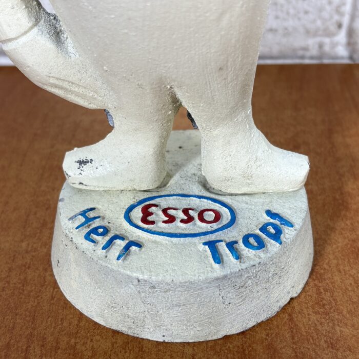 Lot 59: Vintage Cast Iron Esso Oil Drop Money Bank - Image 4