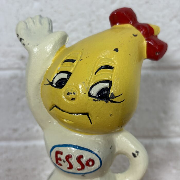 Lot 60: Vintage Cast Iron Esso Oil Drop Money Bank - Image 3