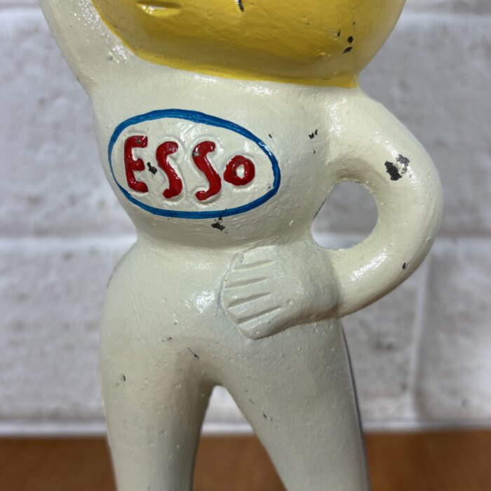 Lot 60: Vintage Cast Iron Esso Oil Drop Money Bank - Image 5