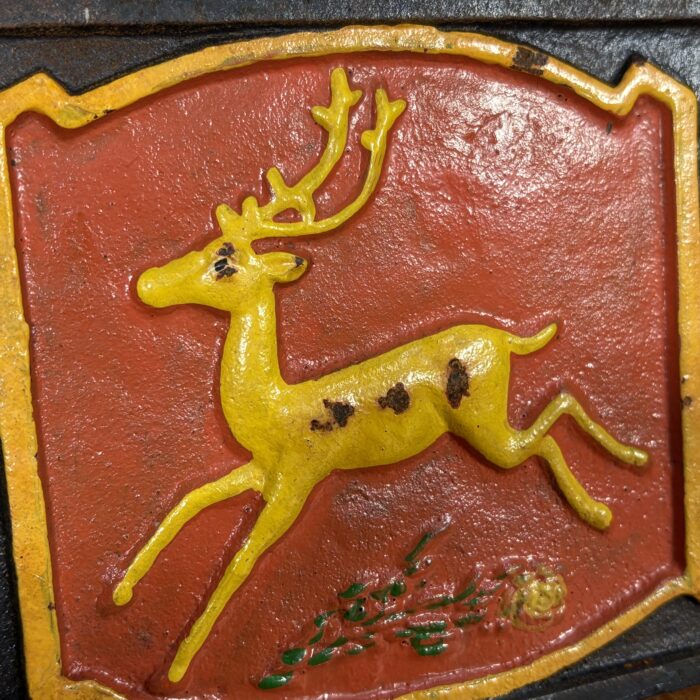 Lot 92: Vintage Cast Iron John Deere Sign - Image 5