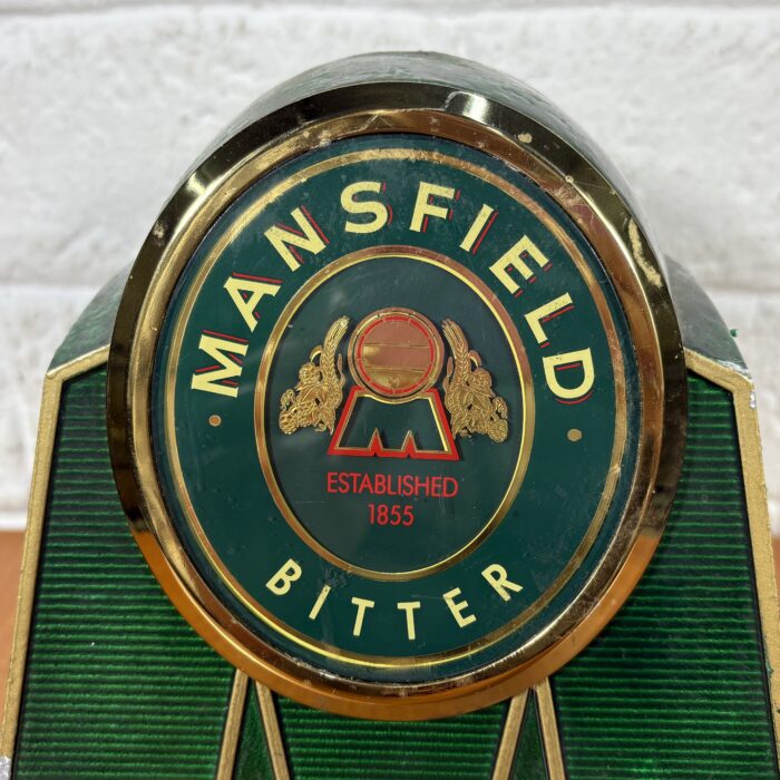 Lot 79: Vintage Mansfield Bitter Ale Light-Up Porcelain Draught Machine Sign - Image 2