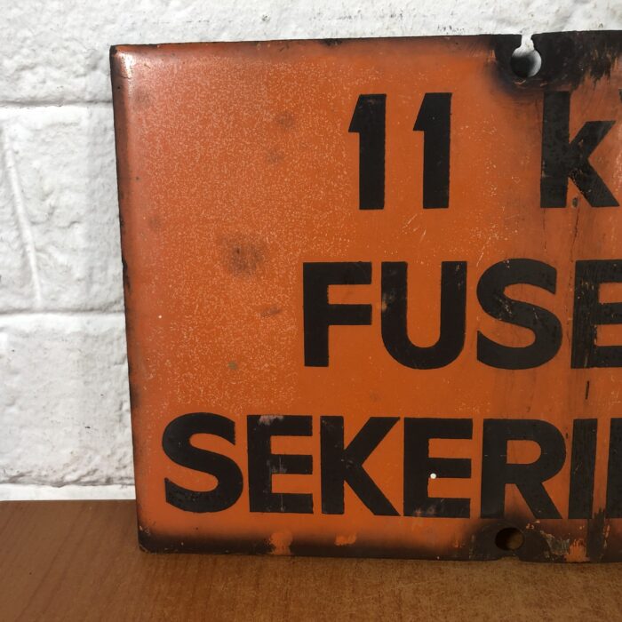 Vintage Enamel Sign - Image 2