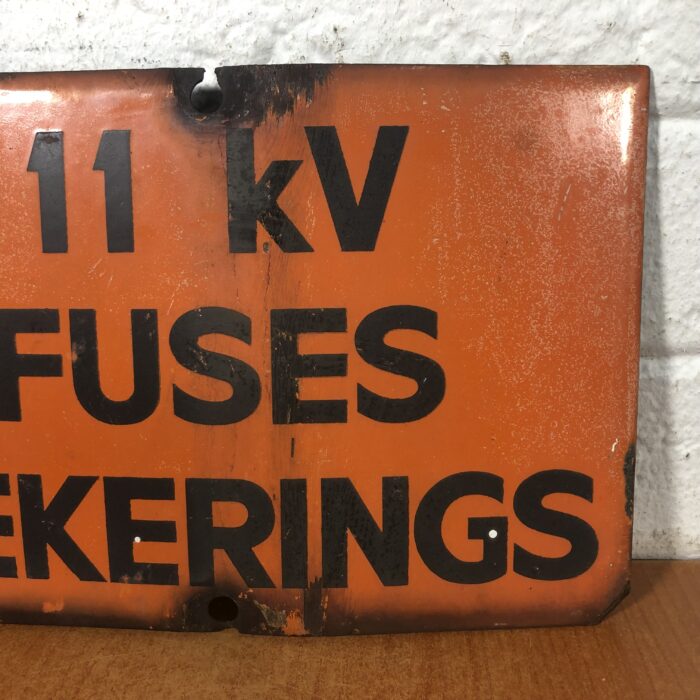 Vintage Enamel Sign - Image 4