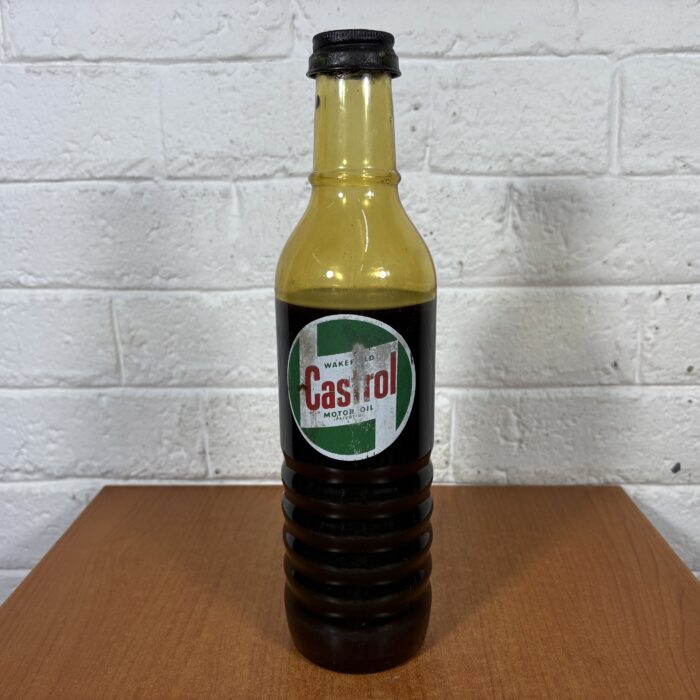 Lot 56: Vintage 1960s Castrol Motor Oil Glass Bottle