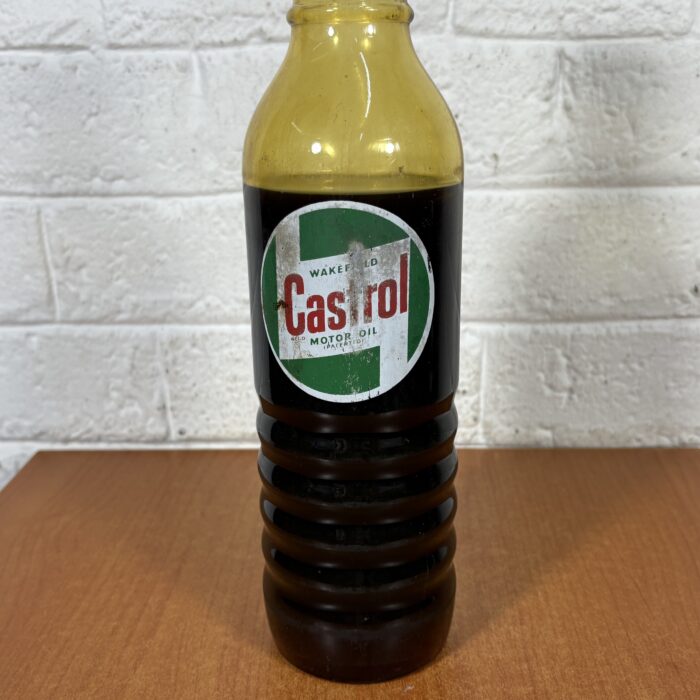 Lot 56: Vintage 1960s Castrol Motor Oil Glass Bottle - Image 4