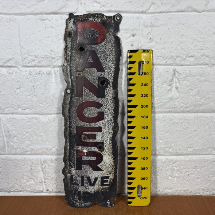 Lot 80: Vintage 'Danger Live Wire' Sign - Image 8