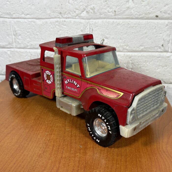 Lot 84: Vintage Pressed Metal Nylint Fire Department Model Truck - Image 2