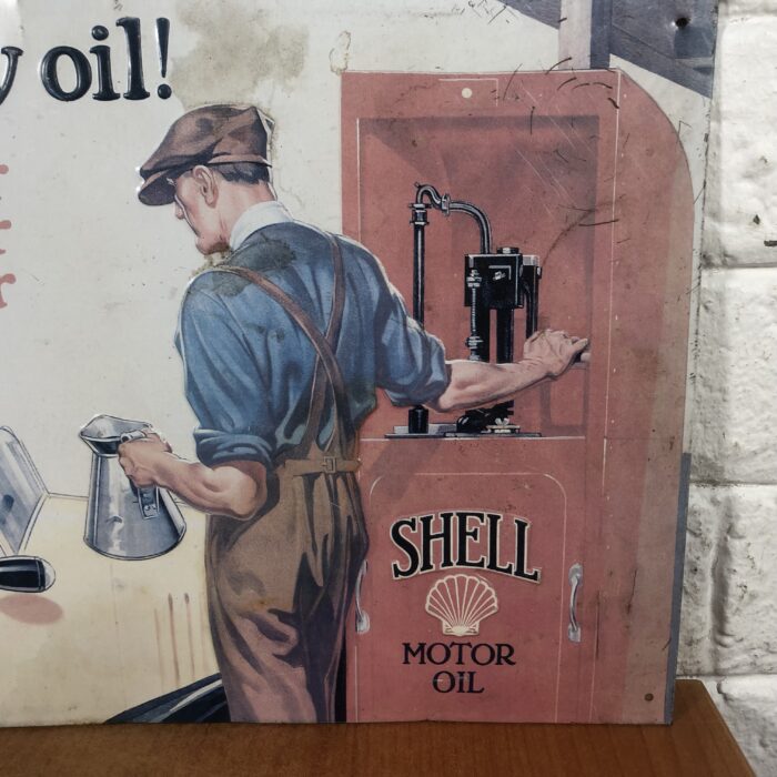 Vintage Shell Metal Sign (Official Licensed Product) ~ Made in Great Britain - Image 3