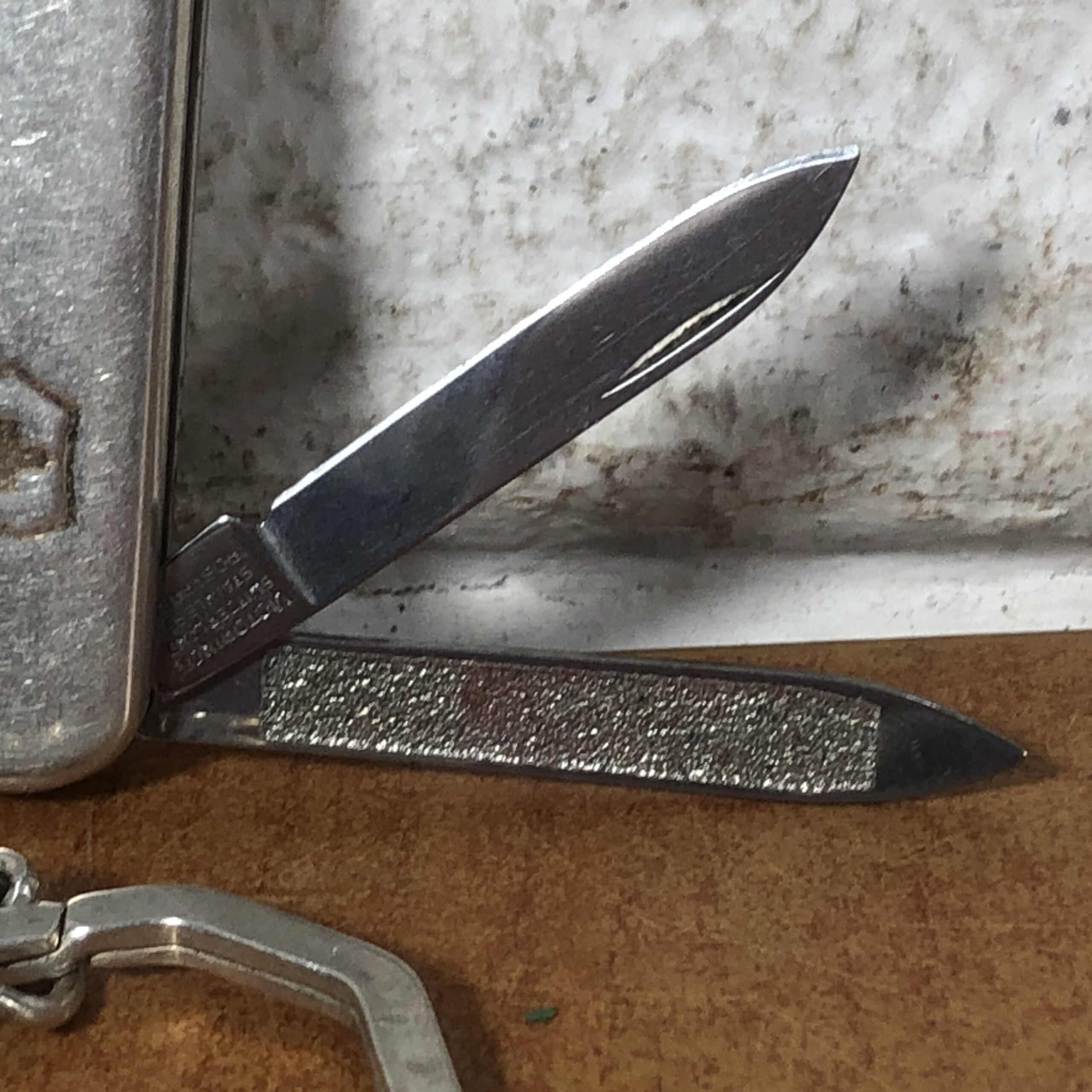 RARE Vintage Tiffany & Co Solid Sterling Silver (925) Victorinox Pocket Knife (Switzerland) ~ 52.7g - Image 5