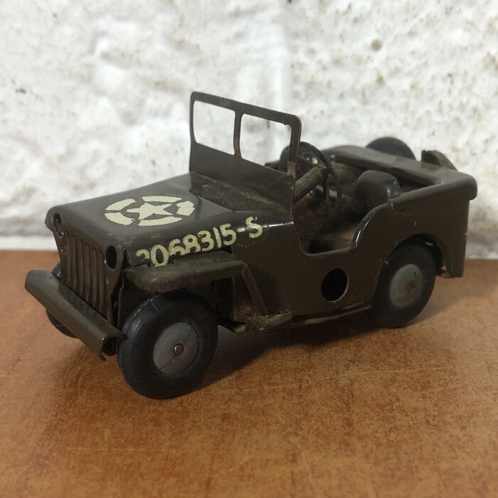 Vintage Tri-ang Minic Toy Army Jeep Model (Made in England) - Image 2