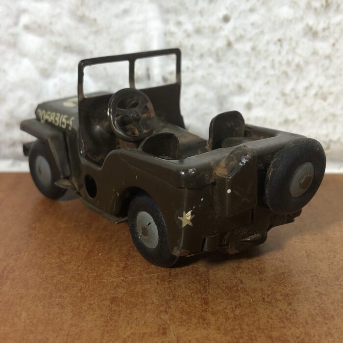 Vintage Tri-ang Minic Toy Army Jeep Model (Made in England) - Image 5