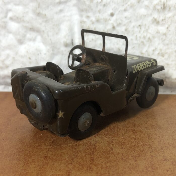 Vintage Tri-ang Minic Toy Army Jeep Model (Made in England) - Image 6