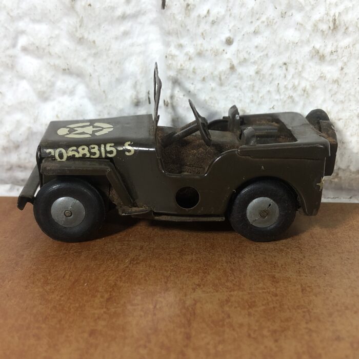 Vintage Tri-ang Minic Toy Army Jeep Model (Made in England) - Image 3