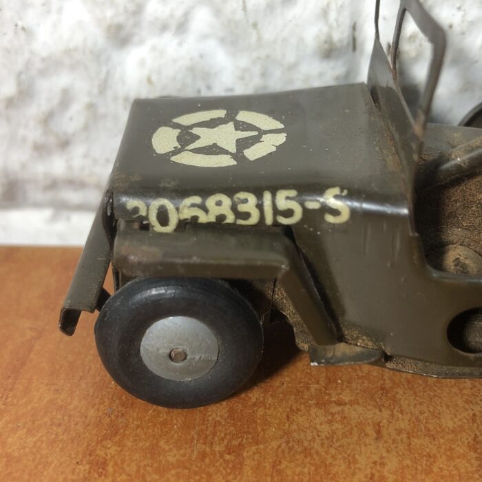 Vintage Tri-ang Minic Toy Army Jeep Model (Made in England) - Image 4