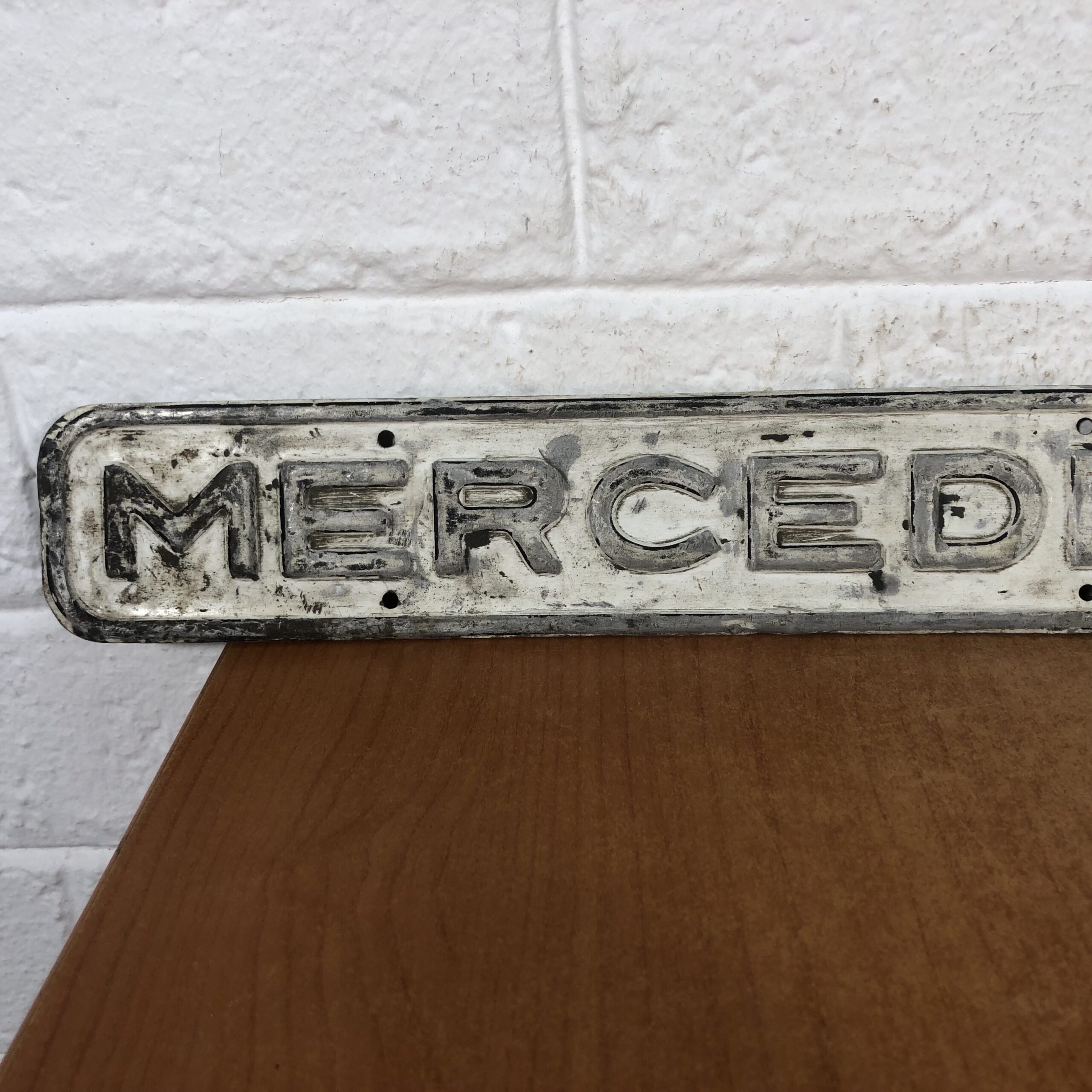 Vintage Mercedes-Benz Sign - Image 2