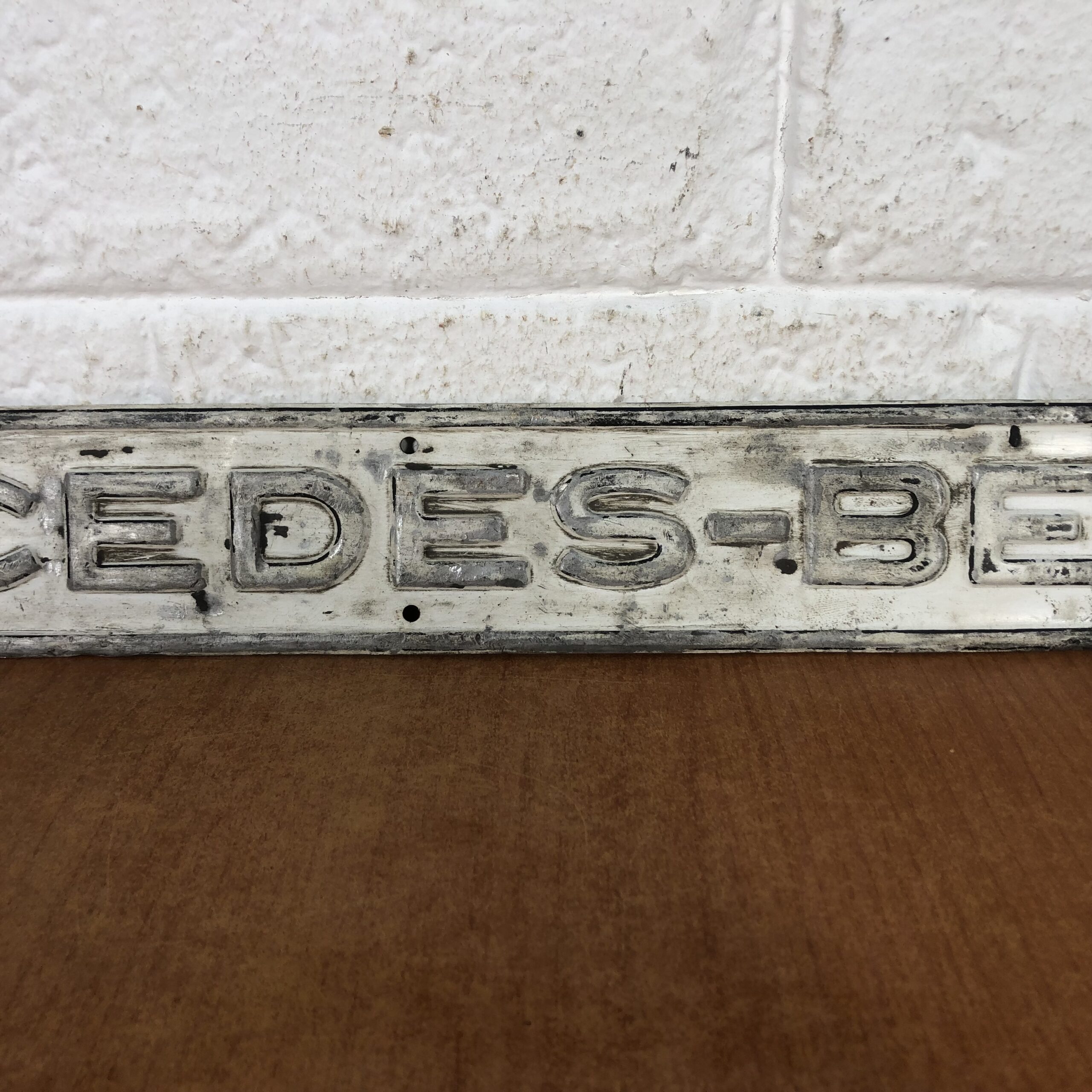 Vintage Mercedes-Benz Sign - Image 3