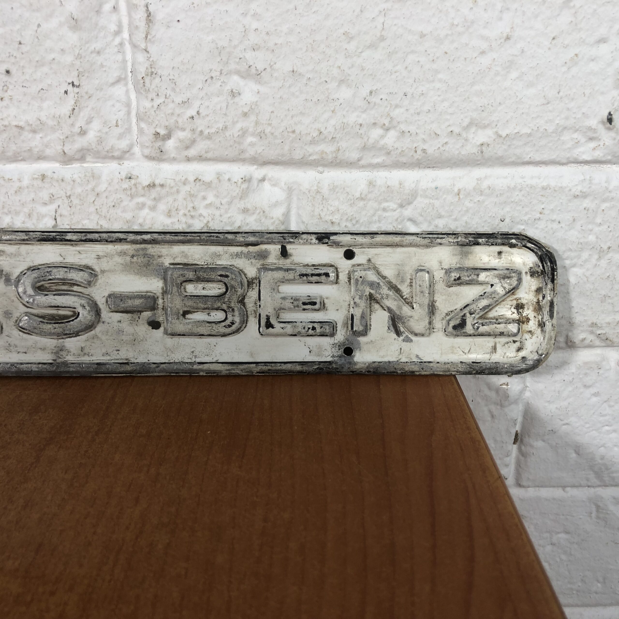 Vintage Mercedes-Benz Sign - Image 4