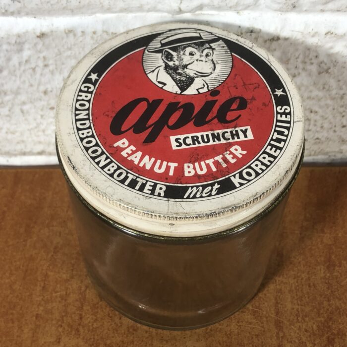 RARE Vintage 'Apie' Peanut Butter Jar