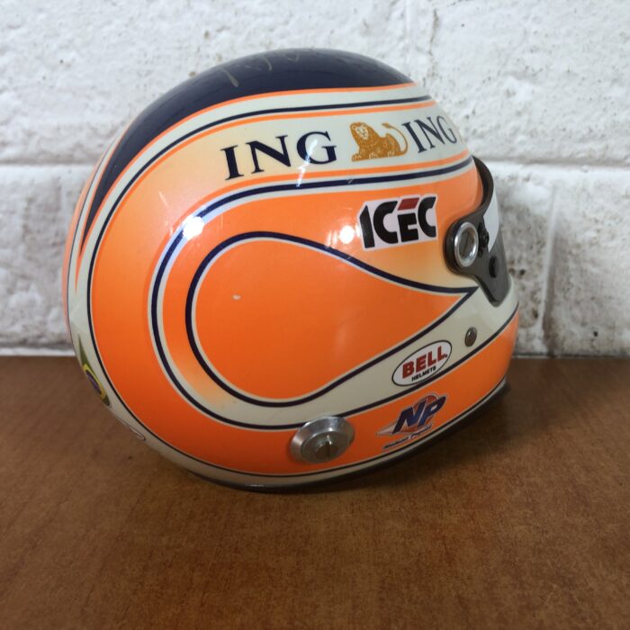 Formula 1 Miniature Replica Helmet & Cap (Both Signed by Nelson Piquet JR) - Image 4