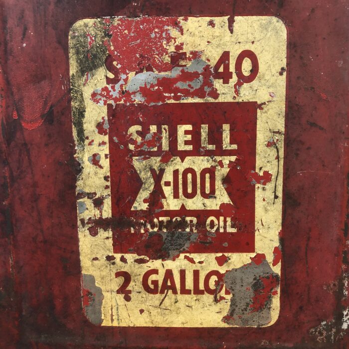 Vintage Shell X-100 Oil Container (2 Gallon) - Image 7