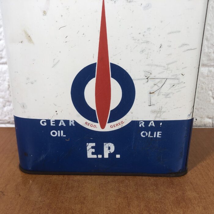 Vintage Wm Penn & Total Oil Containers (One Gallon) - Image 10