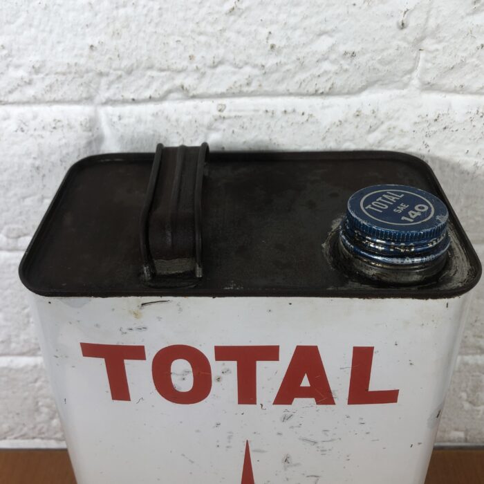 Vintage Wm Penn & Total Oil Containers (One Gallon) - Image 8