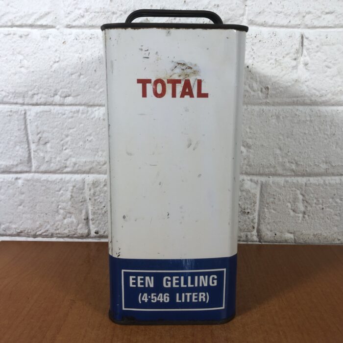 Vintage Wm Penn & Total Oil Containers (One Gallon) - Image 11