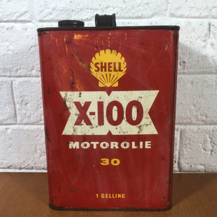 Vintage Shell & Caltex Oil Containers (One Gallon) - Image 2