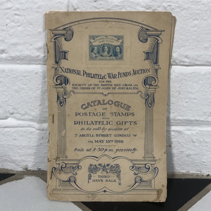 Antique 1916 Auction Catalogue of Postage Stamps