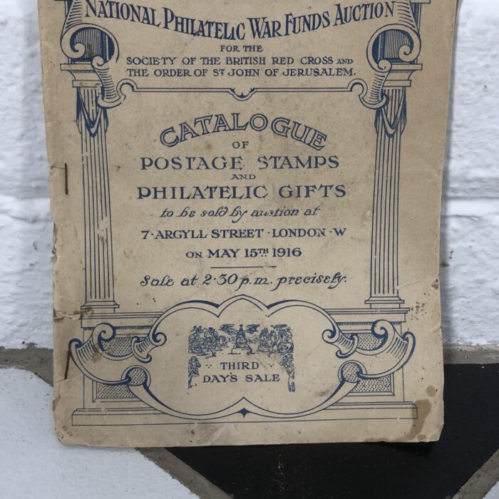 Antique 1916 Auction Catalogue of Postage Stamps - Image 3