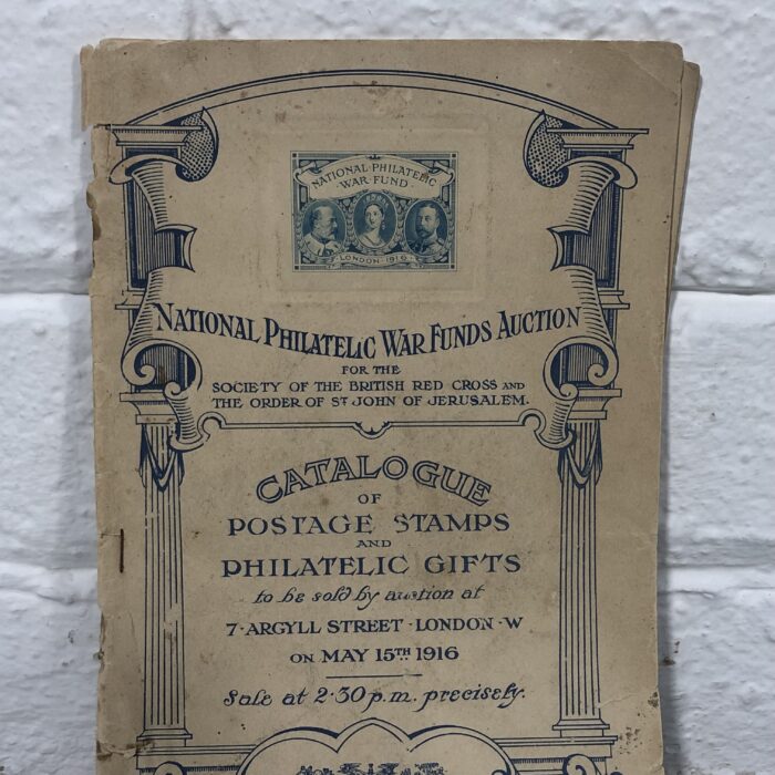 Antique 1916 Auction Catalogue of Postage Stamps - Image 2