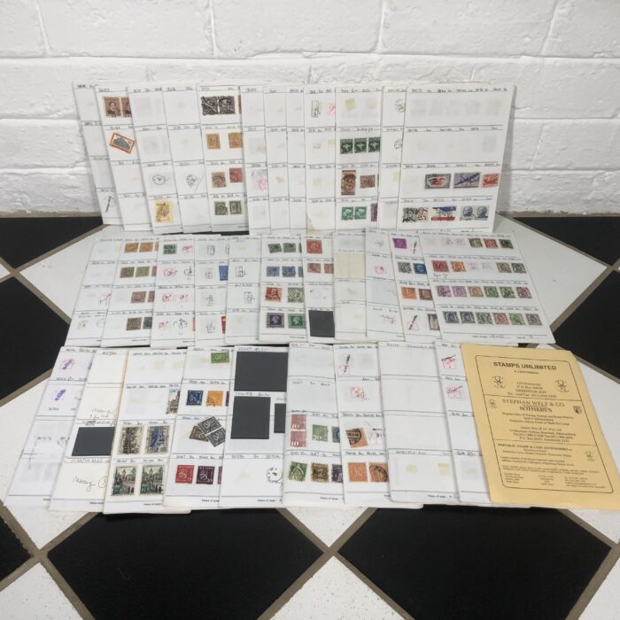 Vintage Stamps From Around The World Collection